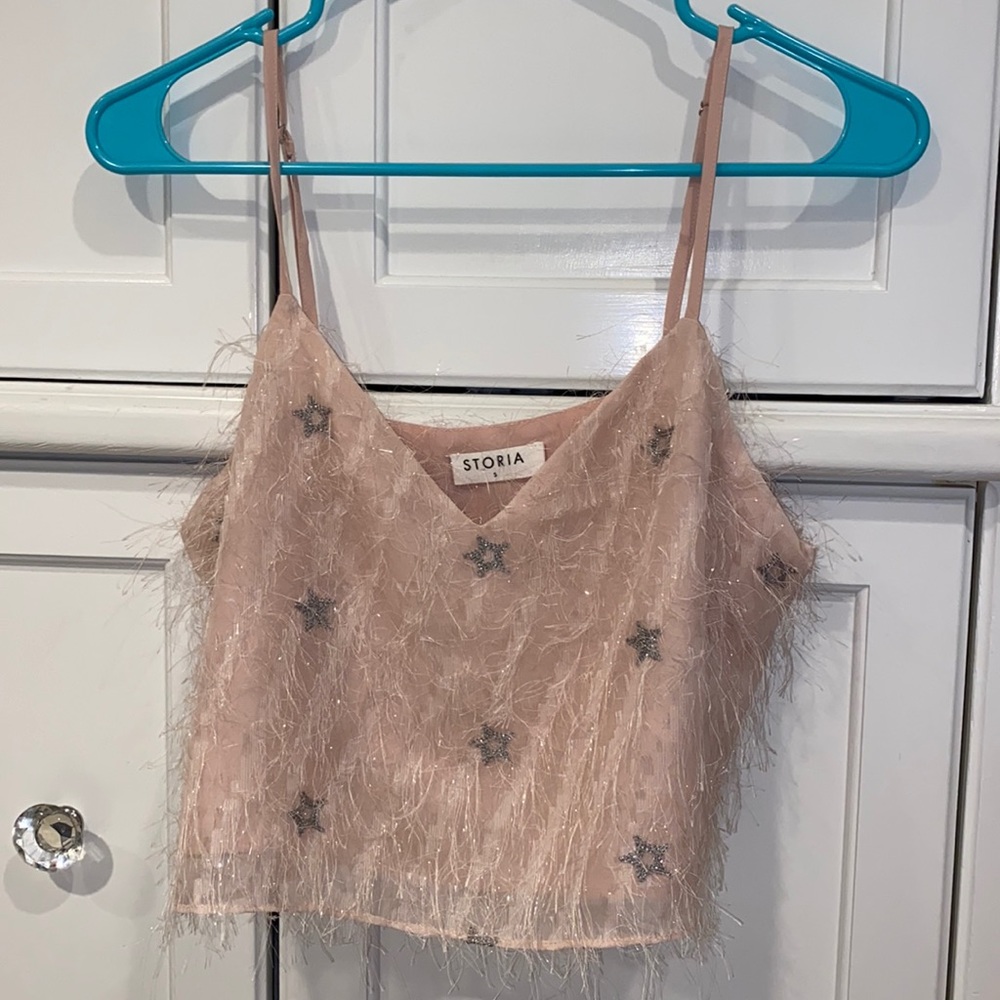 Cropped Flowy Tank Top